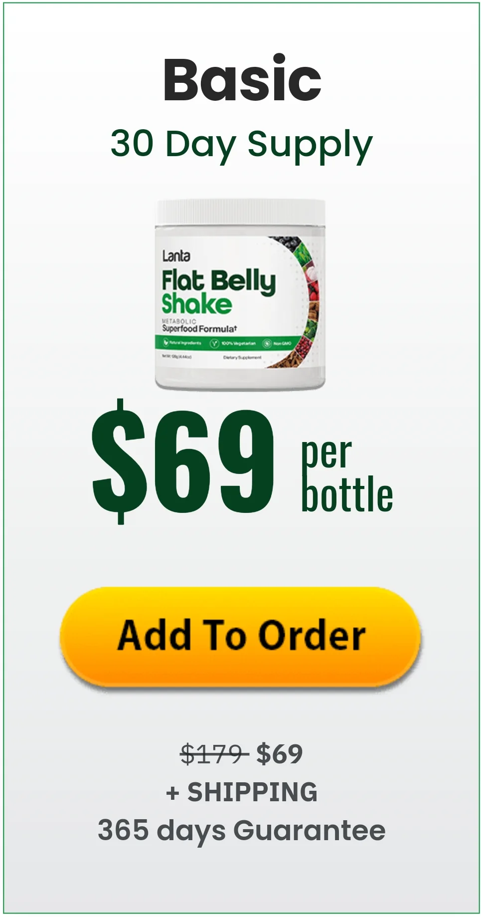 Lanta Flat Belly Shake™ 1 bottle